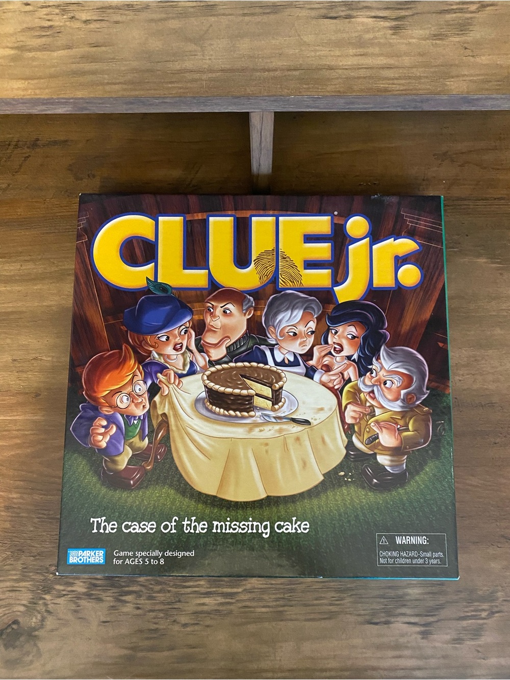 Clue Jr. Board Game The Case of the Missing Cake Parker Brothers Games 100% 2003